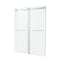 Anzzi 48 in. x 76 in. H Sliding Frameless Shower Door in Brushed Nickel w/ Tsunami Guard Tempered Glass SD-FRLS05801BN - alternate 3